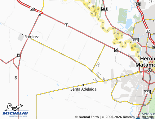 Mapa MICHELIN Sandoval - ViaMichelin