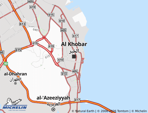 MICHELIN-Landkarte Khobar - ViaMichelin