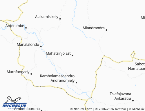 Mappa MICHELIN Mahatsinjo Est - ViaMichelin