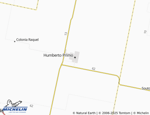 MICHELIN Humberto Primo map - ViaMichelin
