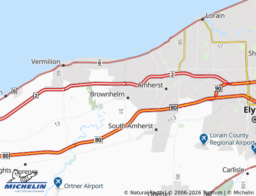 Carte MICHELIN Brownhelm - ViaMichelin