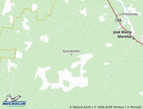 Carte MICHELIN Kancabchén - ViaMichelin