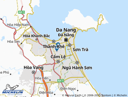 MICHELIN Hòa Thuận Đông map - ViaMichelin