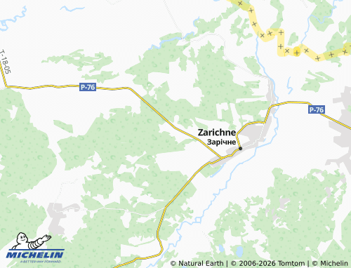 Mappa MICHELIN Chernyn - ViaMichelin