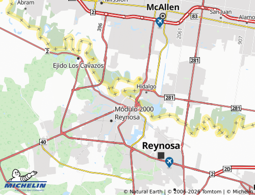 Mappa MICHELIN Chapultepec, Chaparral - ViaMichelin