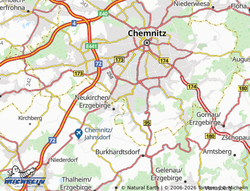 Carte MICHELIN Markersdorf - ViaMichelin