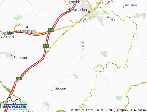 MICHELIN Westley Waterless map - ViaMichelin