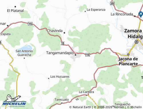 Kaart MICHELIN Nuevo Progreso - ViaMichelin