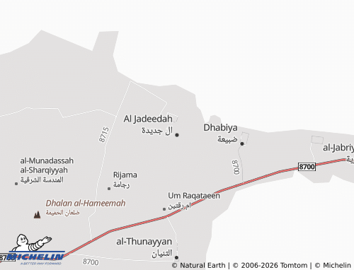 Carte MICHELIN Al Jadeedah - ViaMichelin