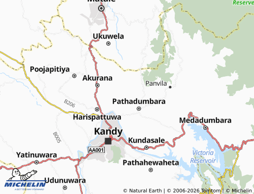 MICHELIN Walpaladeniya map - ViaMichelin