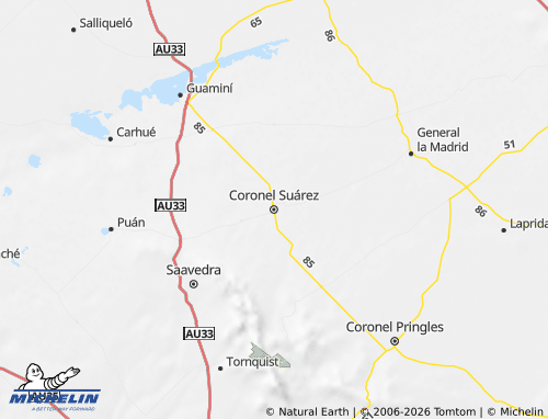Mappa MICHELIN Coronel Suárez - ViaMichelin