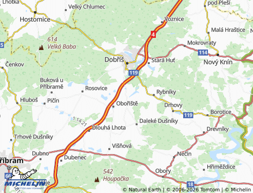Mappa MICHELIN Svaté Pole - ViaMichelin