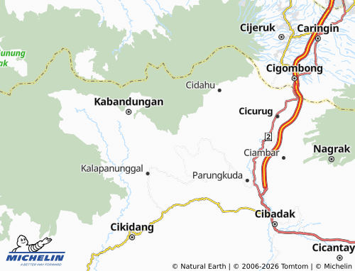 MICHELIN Sukatani map - ViaMichelin