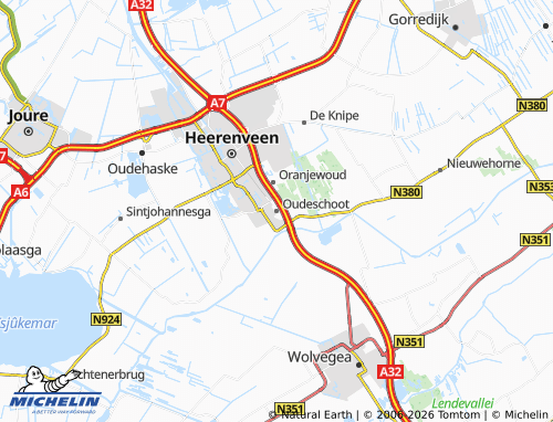 Mappa MICHELIN Oudeschoot - ViaMichelin