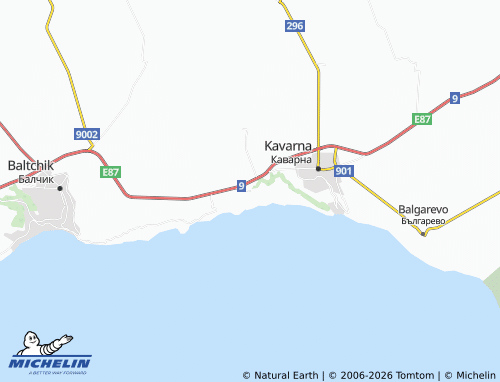 MICHELIN Bozhurets map - ViaMichelin