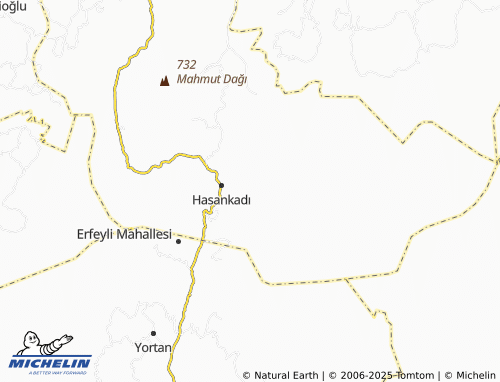 MICHELIN Merkez map - ViaMichelin