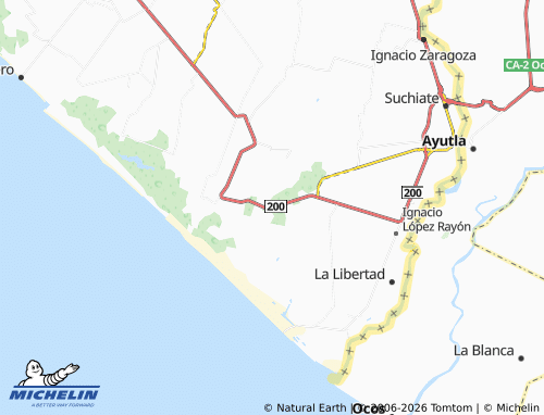 Mappa MICHELIN Benito Juárez, Cosalapa - ViaMichelin