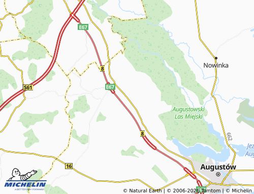 MICHELIN Janówka map - ViaMichelin