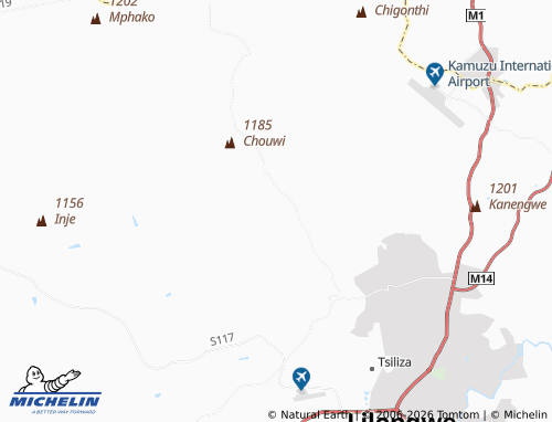 MICHELIN Mgwangwa map - ViaMichelin