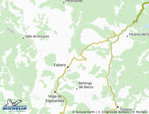 Mappa MICHELIN Lillo del Bierzo - ViaMichelin