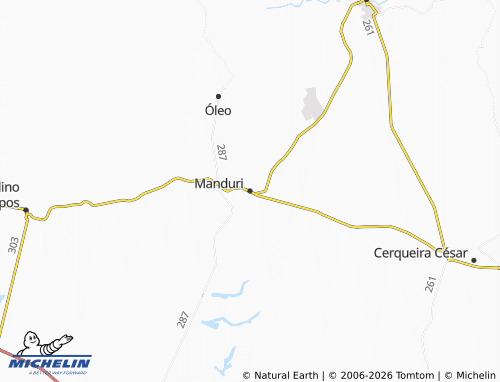 Mapa MICHELIN Manduri - ViaMichelin