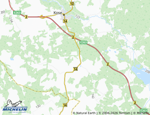 MICHELIN-Landkarte Uueveski - ViaMichelin