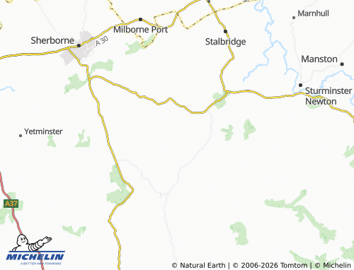 Carte MICHELIN Holwell - ViaMichelin