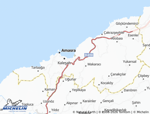MICHELIN Ahatlar map - ViaMichelin