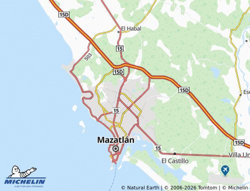 Kaart MICHELIN Bahía Tortuga - ViaMichelin