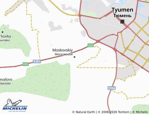 MICHELIN-Landkarte Moskovskiy - ViaMichelin