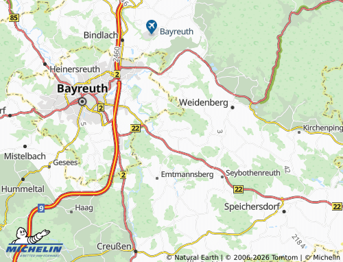 Mappa MICHELIN Glotzdorf - ViaMichelin