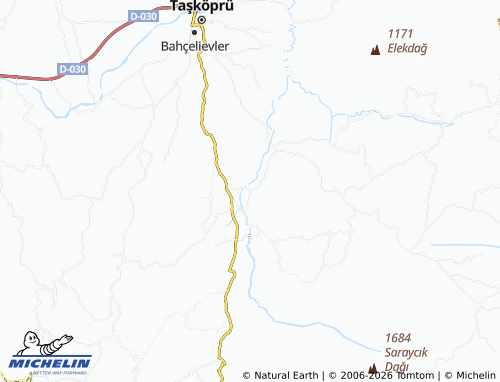 MICHELIN-Landkarte Kese - ViaMichelin