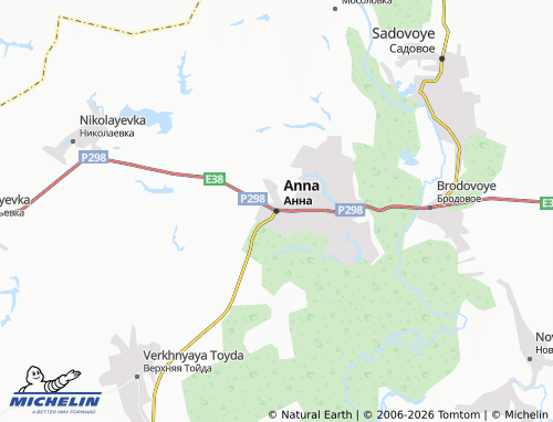 Carte MICHELIN Anna - ViaMichelin