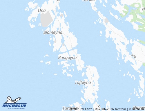 MICHELIN Rong map - ViaMichelin