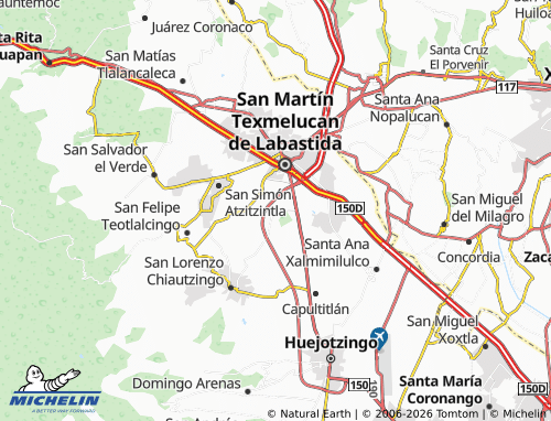 Mappa MICHELIN San Francisco Tepeyecac - ViaMichelin