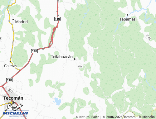 Mapa MICHELIN Carlos de La Madrid Virgen - ViaMichelin