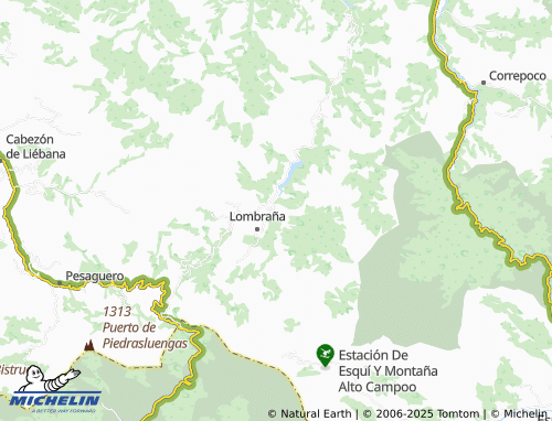 MICHELIN Puente Pumar map - ViaMichelin