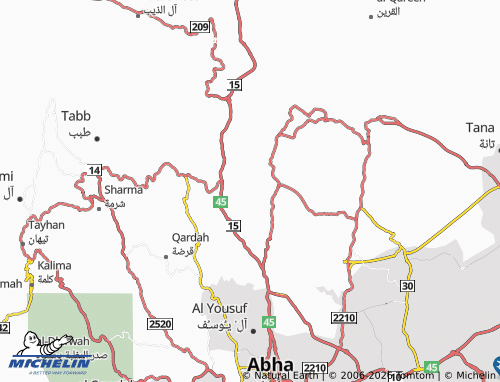 MICHELIN-Landkarte al-Qamar - ViaMichelin