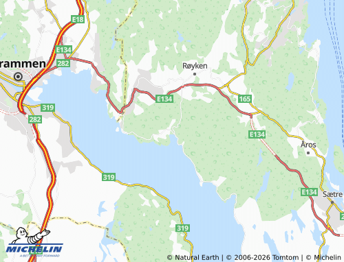 MICHELIN Hyggen map - ViaMichelin