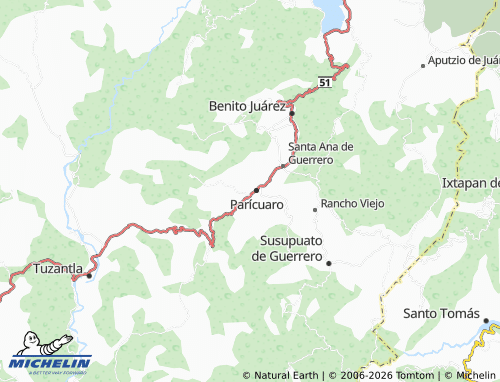 MICHELIN Mesa de La Chiva map - ViaMichelin