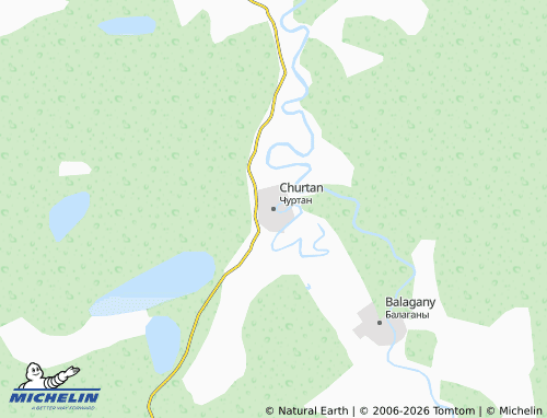 MICHELIN-Landkarte Churtan - ViaMichelin