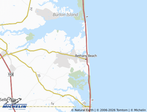 Mappa MICHELIN Ocean View - ViaMichelin