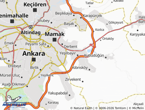 Mappa MICHELIN Şahap Gürler - ViaMichelin