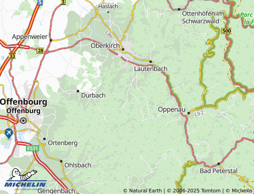 Carte MICHELIN Hengstberg - ViaMichelin