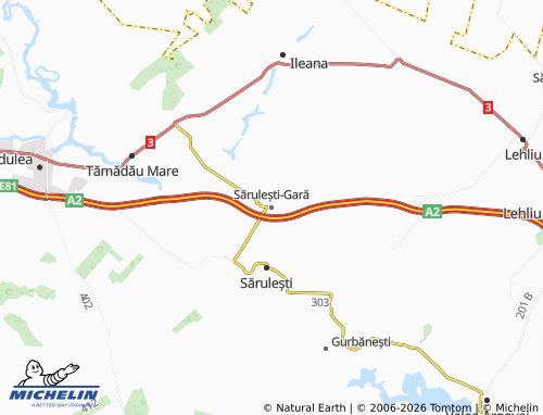 Mappa MICHELIN Sărulești-Gară - ViaMichelin