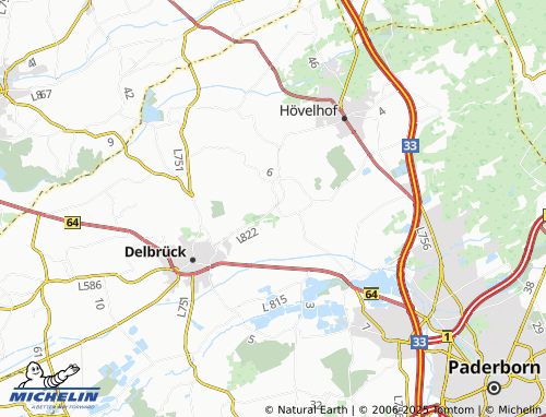 Carte MICHELIN Ostenland - ViaMichelin