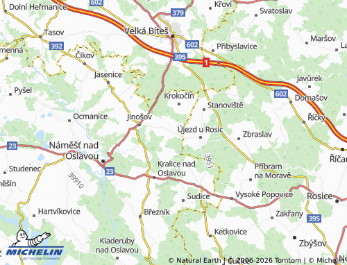 Mapa MICHELIN Hluboké - ViaMichelin