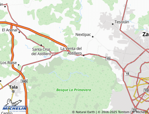 MICHELIN La Primavera map - ViaMichelin