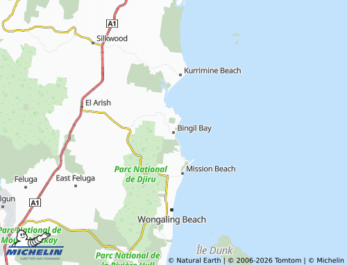 Mapa MICHELIN Bingil Bay - ViaMichelin