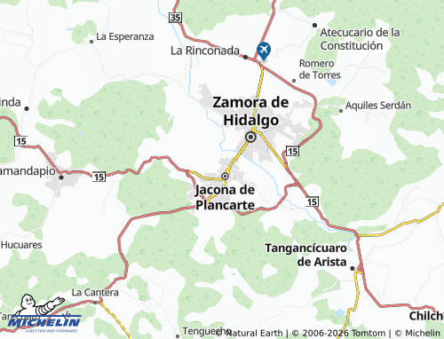 MICHELIN-Landkarte Ejidal - ViaMichelin